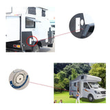 Maxbell RV Water Inlet Easy Installation Boat Deck Fill Port for Boat  Black