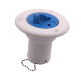 Maxbell RV Water Inlet Easy Installation Boat Deck Fill Port for Boat  White Blue