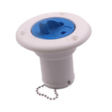 Maxbell RV Water Inlet Easy Installation Boat Deck Fill Port for Boat  White Blue
