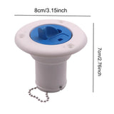 Maxbell RV Water Inlet Easy Installation Boat Deck Fill Port for Boat  White Blue
