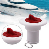 Maxbell RV Water Inlet Easy Installation Boat Deck Fill Port for Boat  White Red