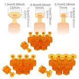 Maxbell 10Pcs Dents Removal Puller Tabs Maintenance Auto Paintless Dents Repair Tool Small