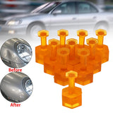 Maxbell 10Pcs Dents Removal Puller Tabs Maintenance Auto Paintless Dents Repair Tool Small