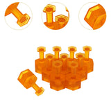 Maxbell 10Pcs Dents Removal Puller Tabs Maintenance Auto Paintless Dents Repair Tool Small