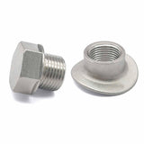 Maxbell M18x1.5 Easy to Weld in Bung Plug Exhaust Pipe Adapter  No Gasket