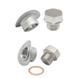 Maxbell M18x1.5 Easy to Weld in Bung Plug Exhaust Pipe Adapter  No Gasket