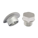 Maxbell M18x1.5 Easy to Weld in Bung Plug Exhaust Pipe Adapter  No Gasket
