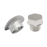 Maxbell M18x1.5 Easy to Weld in Bung Plug Exhaust Pipe Adapter  No Gasket