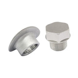 Maxbell M18x1.5 Easy to Weld in Bung Plug Exhaust Pipe Adapter  No Gasket