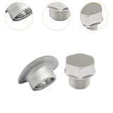 Maxbell M18x1.5 Easy to Weld in Bung Plug Exhaust Pipe Adapter  No Gasket
