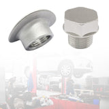 Maxbell M18x1.5 Easy to Weld in Bung Plug Exhaust Pipe Adapter  No Gasket