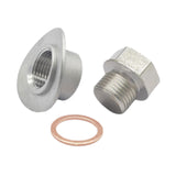 Maxbell M18x1.5 Easy to Weld in Bung Plug Exhaust Pipe Adapter  With Gasket