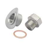 Maxbell M18x1.5 Easy to Weld in Bung Plug Exhaust Pipe Adapter  With Gasket