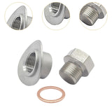 Maxbell M18x1.5 Easy to Weld in Bung Plug Exhaust Pipe Adapter  With Gasket