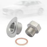 Maxbell M18x1.5 Easy to Weld in Bung Plug Exhaust Pipe Adapter  With Gasket
