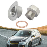Maxbell M18x1.5 Easy to Weld in Bung Plug Exhaust Pipe Adapter  With Gasket