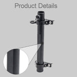 Maxbell Tailgate Hinge Mounted Flag Pole Holder Premium for Jeep Wrangler JL JK Black