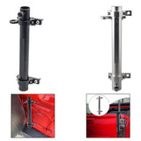 Maxbell Tailgate Hinge Mounted Flag Pole Holder Premium for Jeep Wrangler JL JK Black