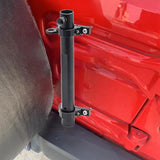 Maxbell Tailgate Hinge Mounted Flag Pole Holder Premium for Jeep Wrangler JL JK Black