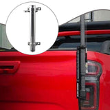 Maxbell Tailgate Hinge Mounted Flag Pole Holder Premium for Jeep Wrangler JL JK Silver