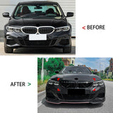 Maxbell Front Grill Professional Easy Installation Black for BMW 2019-2022 318i
