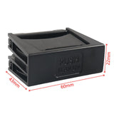 Maxbell Car Cup Holder Insert Divider Lightweight for Center Console for Toyota Black