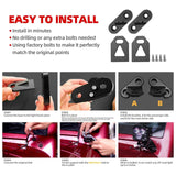 Maxbell Ditch Light Bracket Windshield Hinge Mounting for Suvs High Performance