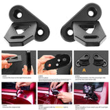 Maxbell Ditch Light Bracket Windshield Hinge Mounting for Suvs High Performance