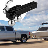 Maxbell Trailer Hitch Triple Ball Mount Easy to Install Repair Versatile Replacement