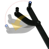 Maxbell Camshaft Pulley Removal Tool Portable 40.5cm cam Pulley Holder Auto Supplies