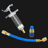 Maxbell Oil Dye Injectors Kit Tool Manual Sturdy Air Conditioning Tool for Auto