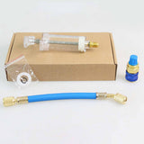 Maxbell Oil Dye Injectors Kit Tool Manual Sturdy Air Conditioning Tool for Auto