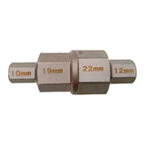 Maxbell Hex Axle Tool for Motorcycle Sturdy Spindle Socket Adapter Tool for BMW