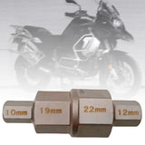 Maxbell Hex Axle Tool for Motorcycle Sturdy Spindle Socket Adapter Tool for BMW