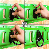Maxbell E Track O Ring Tie Down Anchor Replacement E Track for Enclosed