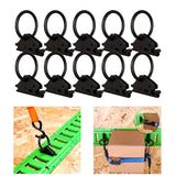 Maxbell E Track O Ring Tie Down Anchor Replacement E Track for Enclosed
