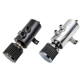 Maxbell Oil Catch Can 0.75L Replacement Sturdy Aluminum Alloy Air Oil Separator Tank Black