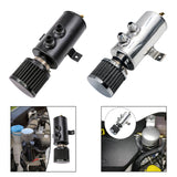 Maxbell Oil Catch Can 0.75L Replacement Sturdy Aluminum Alloy Air Oil Separator Tank Black