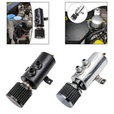 Maxbell Oil Catch Can 0.75L Replacement Sturdy Aluminum Alloy Air Oil Separator Tank Black