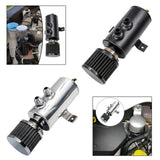 Maxbell Oil Catch Can 0.75L Replacement Sturdy Aluminum Alloy Air Oil Separator Tank Black