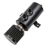 Maxbell Oil Catch Can 0.75L Replacement Sturdy Aluminum Alloy Air Oil Separator Tank Black