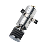 Maxbell Oil Catch Can 0.75L Replacement Sturdy Aluminum Alloy Air Oil Separator Tank Silver