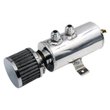 Maxbell Oil Catch Can 0.75L Replacement Sturdy Aluminum Alloy Air Oil Separator Tank Silver