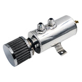 Maxbell Oil Catch Can 0.75L Replacement Sturdy Aluminum Alloy Air Oil Separator Tank Silver