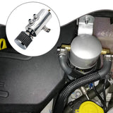 Maxbell Oil Catch Can 0.75L Replacement Sturdy Aluminum Alloy Air Oil Separator Tank Silver