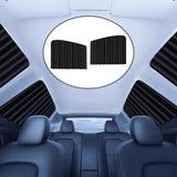 Maxbell 2 Pieces Car Front Side Window Shades Privacy Curtains for Camping Suvs