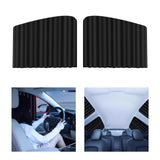 Maxbell 2 Pieces Car Front Side Window Shades Privacy Curtains for Camping Suvs
