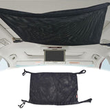 Maxbell Car Ceiling Cargo Net Pocket Pouch Storage Bag for Long Road Trip Truck