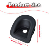 Maxbell Door Panel Trim Lock Grommet Lock Knob Bezel for Ford Mustang 2006-2014