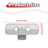 Maxbell Body Moulding Trim Clip Clamp Part for Mercedes Benz W124 C124